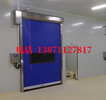 滨海防尘堆积门拉链密封快速卷帘门